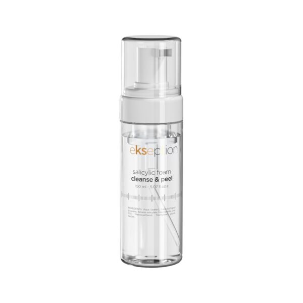 Ekseption SALICYLIC FOAM CLEANSE & PEEL Prausimosi putos su salicilo rūgštimi, 150 ml