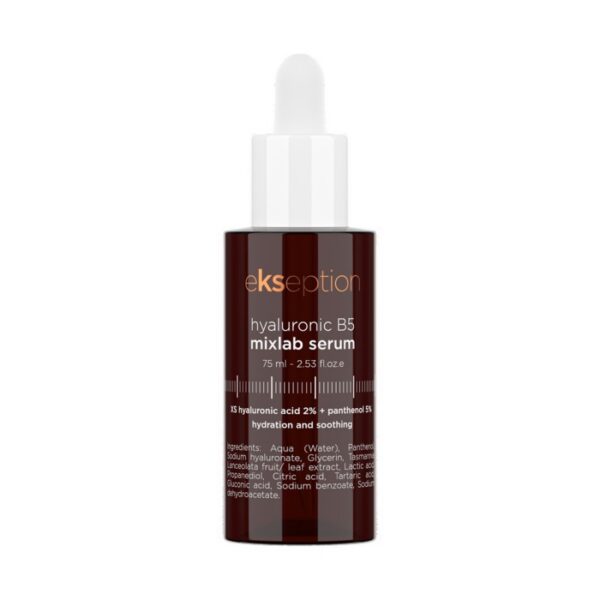HYALURONIC B5 MIXLAB SERUM Serumas su vit. B5 sudirgusiai odai, 75 ml